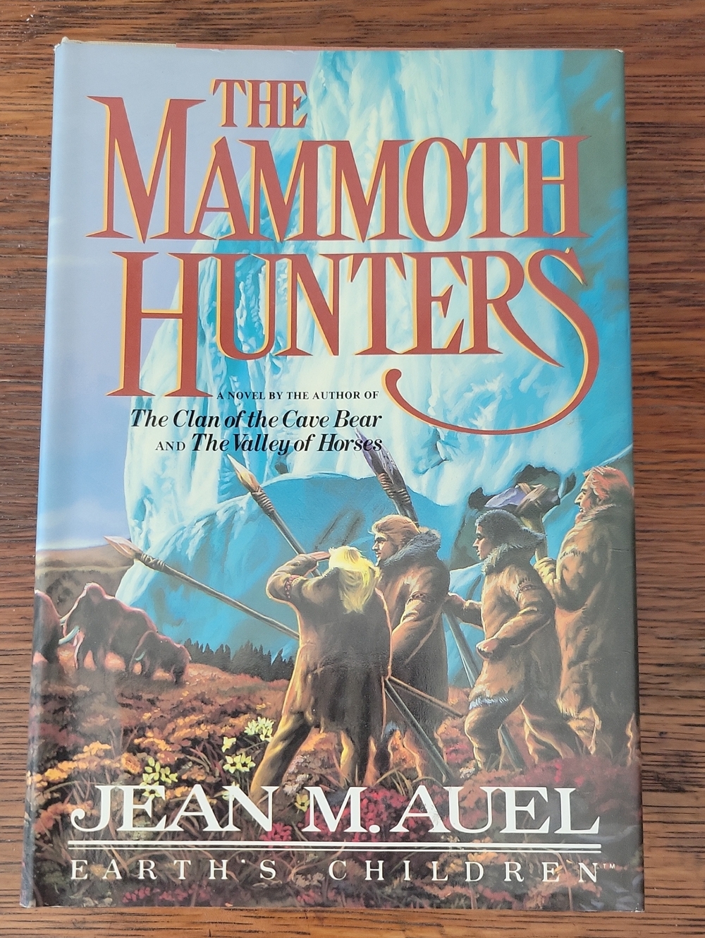 1985 1st Edition "The Mammoth Hunter" Hardcover Book by Jean M. Auel